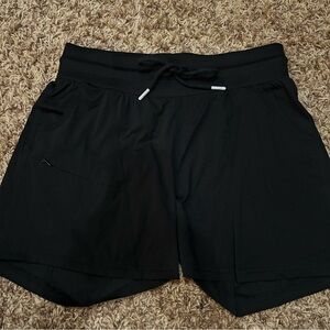 Zyia Active Women’s Black Athletic Shorts Lightweight Elastic Waist Medium